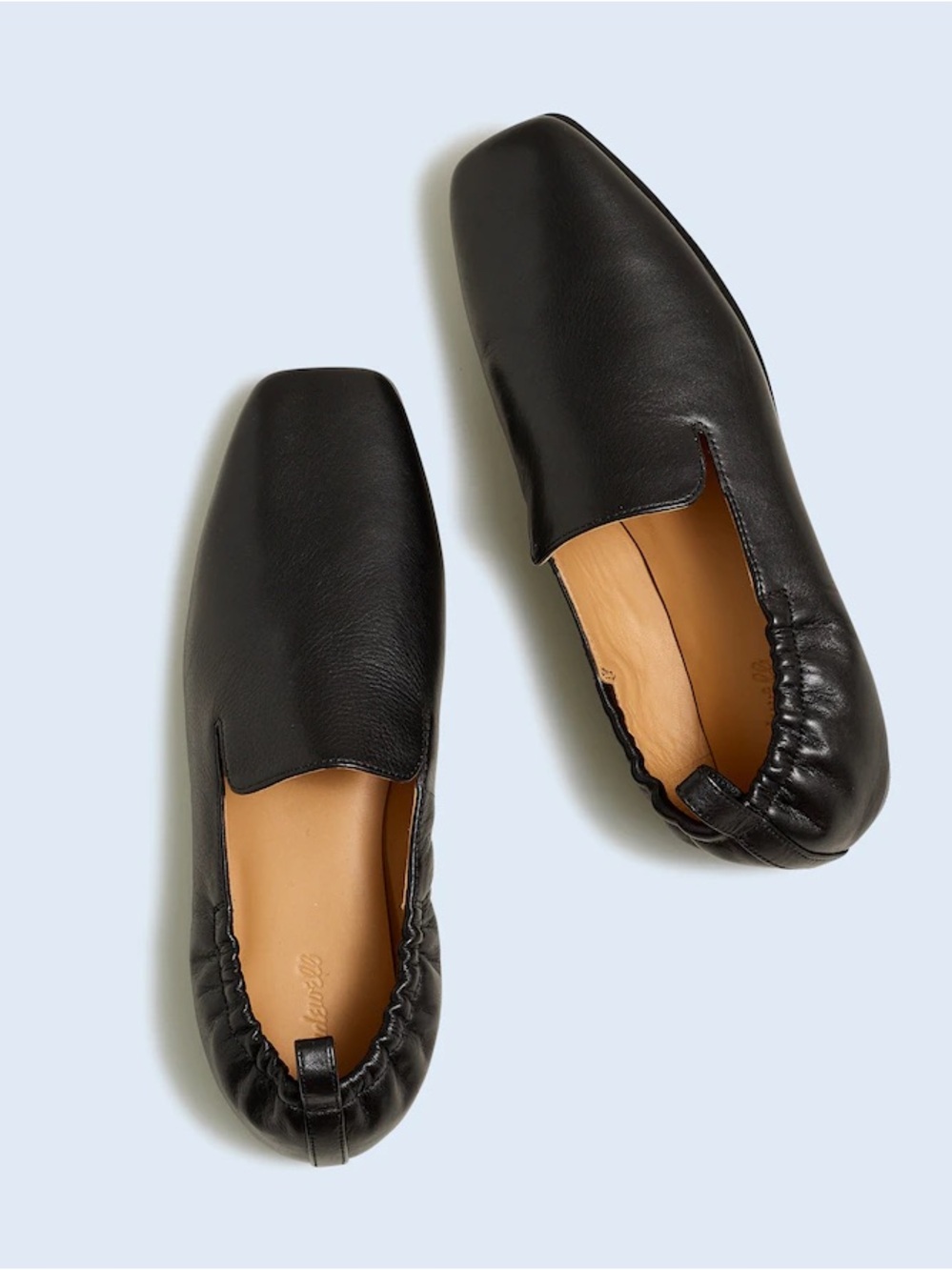 Madewell The Tabbi Loafer Black Leather 8